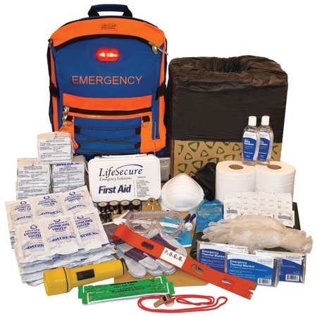 LIFESECURE SecurEvac 5-Person 3-Day Evacuation & Shelter-In-Place Survival Kit 10500